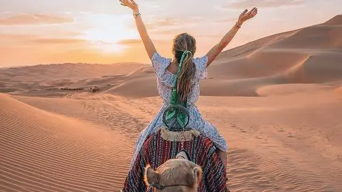 Abu Dhabi Sunset Dune Bashing at Rose Camp with Camel Ride Around Oasis Show + Transfer & Buffet Day Tours Abu Dhabi Sunset Dune Bashing at Rose Camp with Camel Ride Around Oasis Show + Transfer & Buffet Day Tours in Abu Dhabi - Photo 5