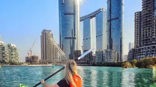2-Hour Kayaking at Al Kasir in Abu Dhabi [2-Hour Guided Kayaking at Reem Island, Abu Dhabi + Full Equipment + Drinking Water] in Abu Dhabi