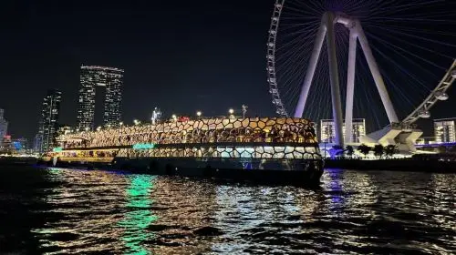 Dubai Lotus Mega Yacht Dinner Cruise Tour with Private Transfers Day Tours in Dubai - Photo 2