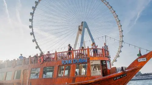 Marina Sightseeing Cruise with Transfer and Optional Unlimited Pizza Meal Day Tours Marina Sightseeing Cruise with Transfer and Optional Unlimited Pizza Meal Day Tours in Dubai - Photo 3