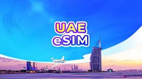 United Arab Emirates(UAE) 5G eSIM | Day Pass/Total Data Package | 24-Hour Billing | 1-30 Days | QR Code in Abu Dhabi
