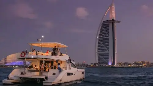 Dubai Luxury Shared Yacht Tour with Live BBQ Dinner / Breakfast Transport Passes Dubai Luxury Shared Yacht Tour with Live BBQ Dinner / Breakfast Transport Passes in Dubai - Photo 4