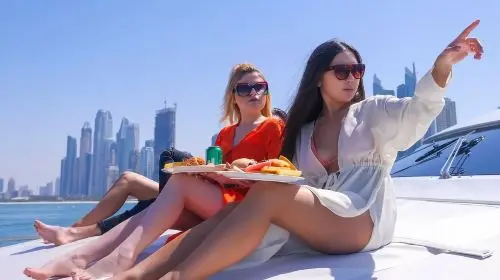 Dubai Luxury Shared Yacht Tour with Live BBQ Dinner / Breakfast Transport Passes Dubai Luxury Shared Yacht Tour with Live BBQ Dinner / Breakfast Transport Passes in Dubai - Photo 2