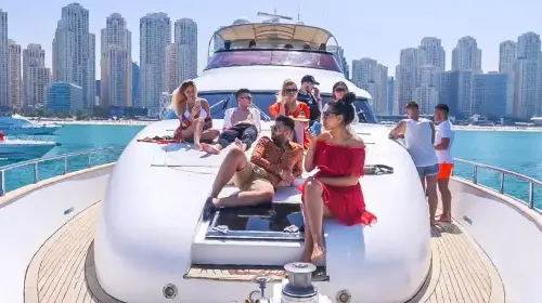 Dubai Luxury Shared Yacht Tour with Live BBQ Dinner / Breakfast Transport Passes Dubai Luxury Shared Yacht Tour with Live BBQ Dinner / Breakfast Transport Passes in Dubai - Photo 8
