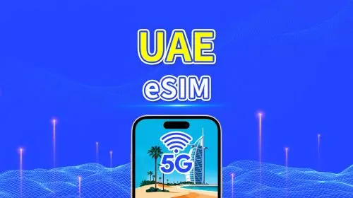 UAE eSIM | 4G/5G | Daily/Data Package | 1–30 Days | 24-Hour Billing | Covers Dubai, Abu Dhabi, Sharjah & More | QR Code in Abu Dhabi
