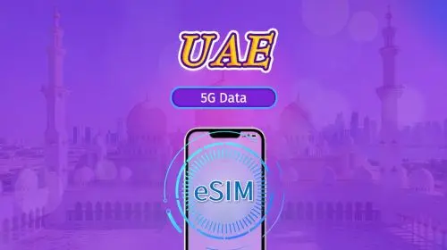 United Arab Emirates | 5G/4G eSIM | Daily Plan/Data Package | 24-hour Billing | 1-30 Days | QR Code in Abu Dhabi