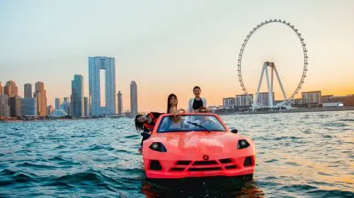 Dubai Jet Water Car Experience in Dubai