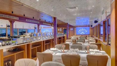 Luxury Dinner Cruise Dubai Marina - Celeste Admission Ticket+International Buffer Dinner (Veg & Non Veg Dishes) (Adult) Luxury Dinner Cruise Dubai Marina - Celeste Admission Ticket+International Buffer Dinner (Veg & Non Veg Dishes) (Adult) in Dubai - Photo 6