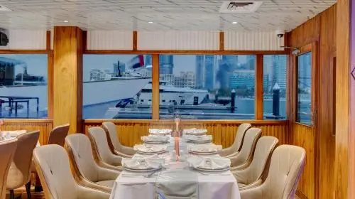 Luxury Dinner Cruise Dubai Marina - Celeste Admission Ticket+International Buffer Dinner (Veg & Non Veg Dishes) (Adult) Luxury Dinner Cruise Dubai Marina - Celeste Admission Ticket+International Buffer Dinner (Veg & Non Veg Dishes) (Adult) in Dubai - Photo 7