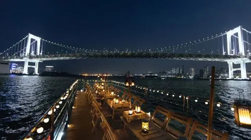 Tokyo Night Cruise on a Traditional Yakatabune Boat [Live Shamisen Performance + Sukiyaki Dinner + Beverage Vending Machine] Transport Passes in Tokyo - Photo 6