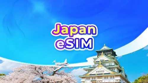 Japan 5G eSIM | ChatGPT Available | Day Pass/Total Data Package | 24-Hour Billing | QR Code in Tokyo