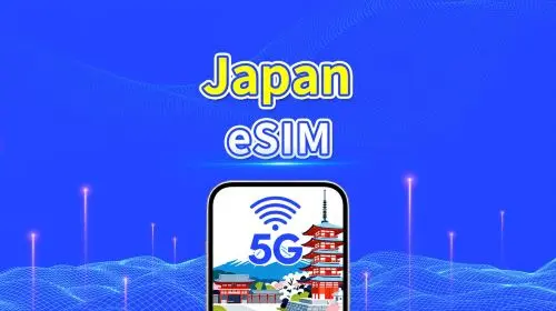 Japan 5G eSIM | Daily/Total Data Package | 1–30 Days | 24-Hour Billing | QR Code in Tokyo
