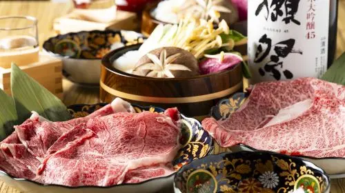 [Shinjuku Kayabuki Gyoza] Premium Black Wagyu Beef [Kurokaba Beef] Sukiyaki All-You-Can-Eat Package Voucher in Tokyo - Photo 6
