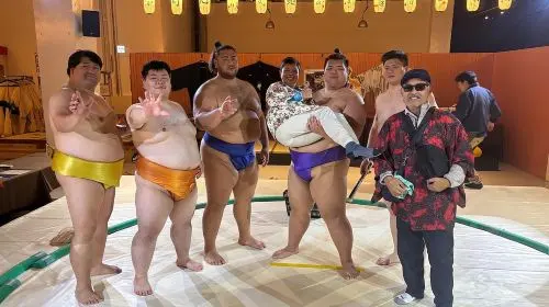 Up-Close Sumo Experience at Ochi Stable: Wear Kimono in Osaka Up-Close Sumo Experience at Ochi Stable: Wear Kimono in Osaka in Tokyo - Photo 6