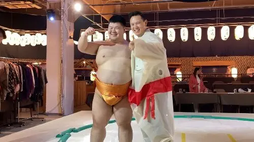 Up-Close Sumo Experience at Ochi Stable: Wear Kimono in Osaka Up-Close Sumo Experience at Ochi Stable: Wear Kimono in Osaka in Tokyo - Photo 4