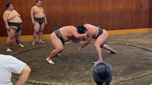 Chair Seat Guaranteed SUMO Practice +Photo +Culture Option Day Tours in Tokyo - Photo 9