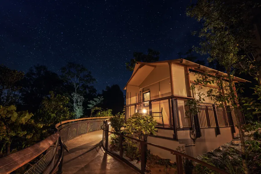 Glamping in the Wild - Crocodile Lodge in Singapore