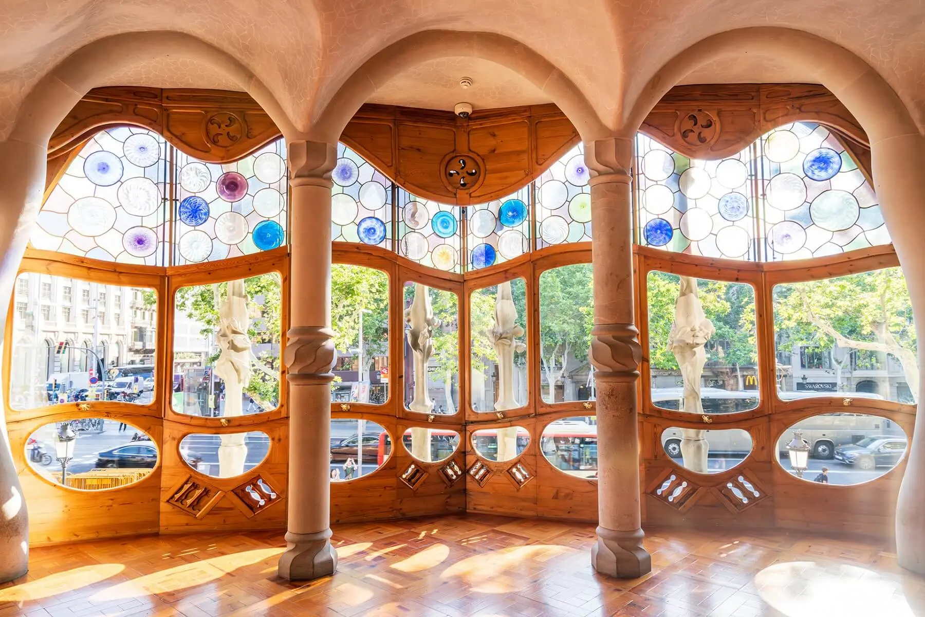 Entrance to Casa Batllo in Barcelona