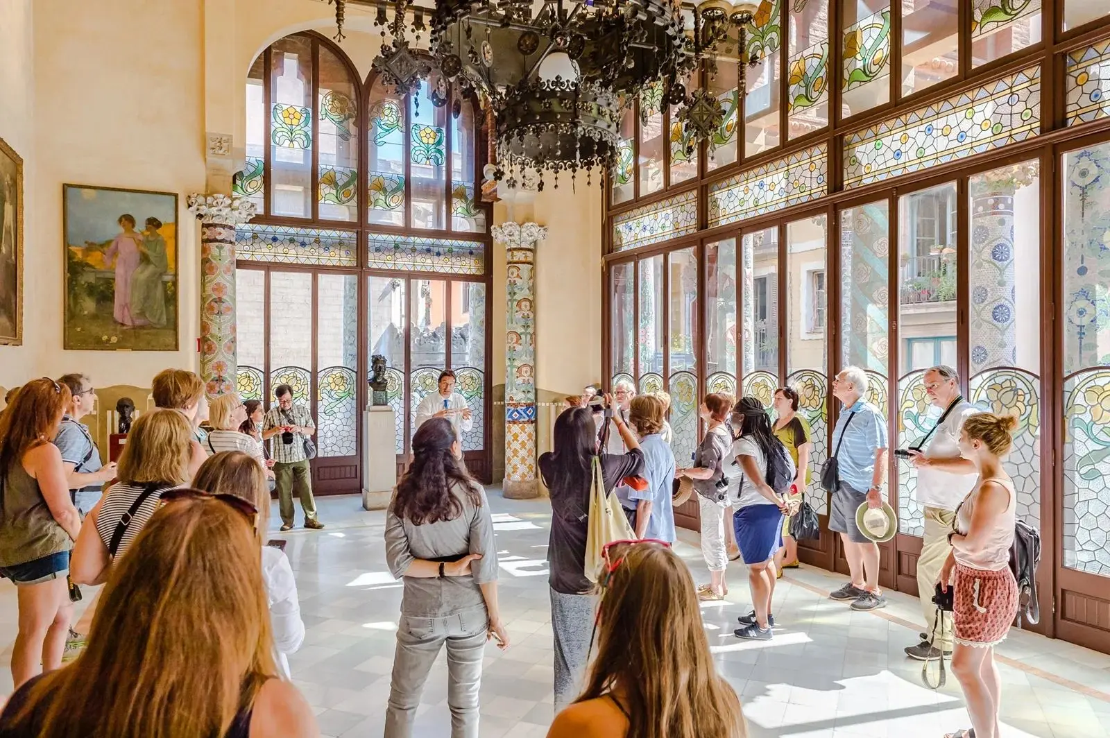 Entrance to Palau de la Música in Barcelona