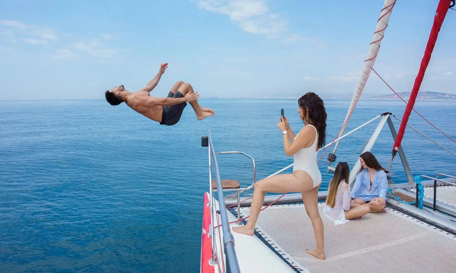 Exclusive Catamaran Cruise with Tapa & Drink Included in Barcelona - Photo 2