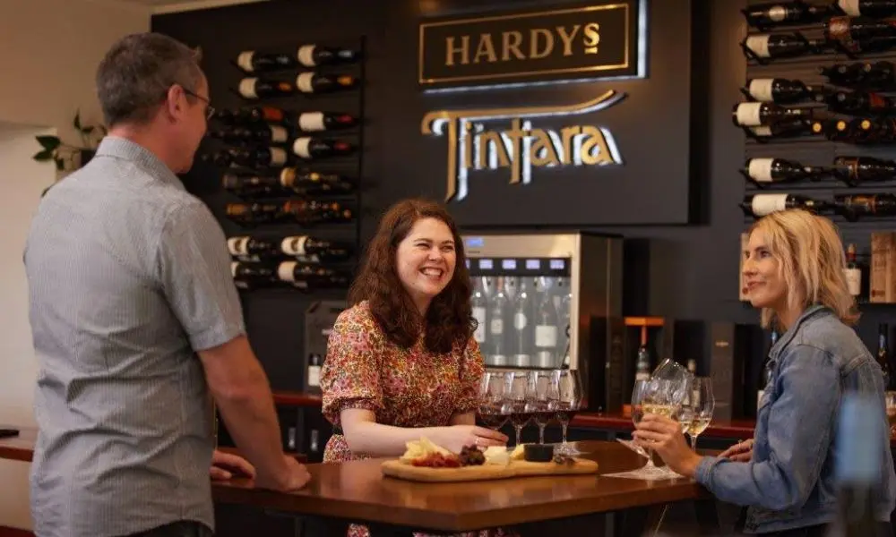 Hardys Hidden Tour with Wine Tasting & Grazing Plate - For 2 in Adelaide