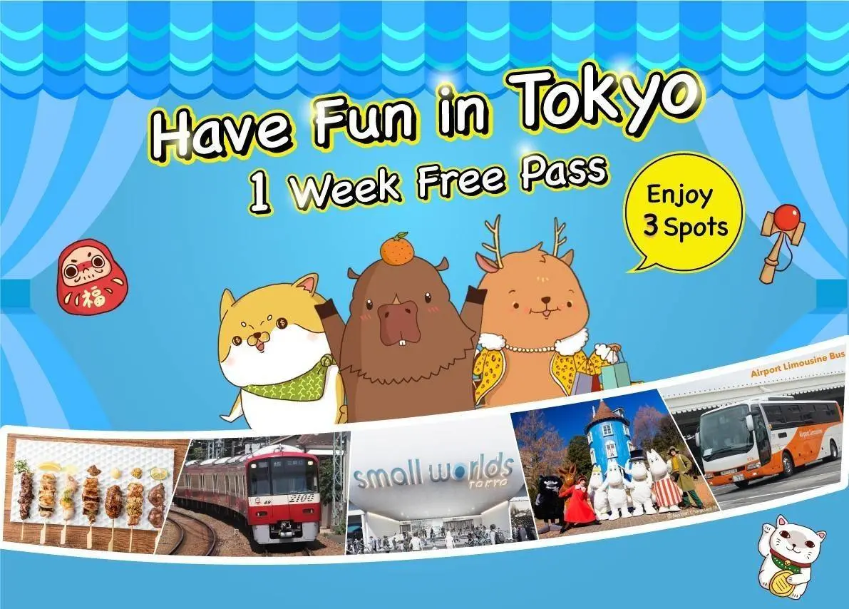 Have Fun Tokyo Premium Pass 1 Week Free Pass in Tokyo
