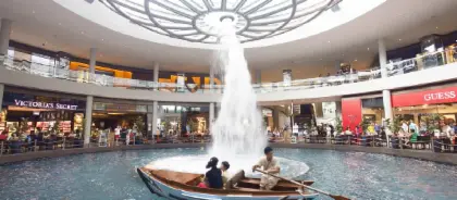 Sampan Rides at Marina Bay Sands in Singapore