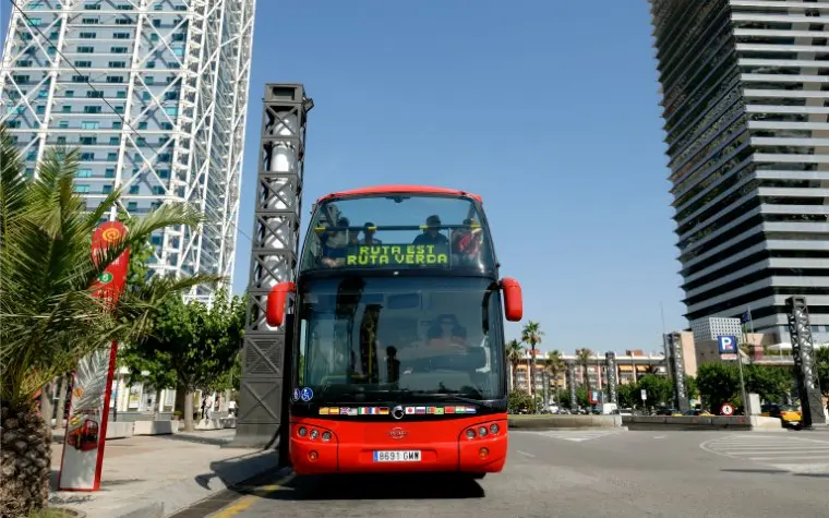 Hop-On-Hop-Off City Bus Tour in Barcelona