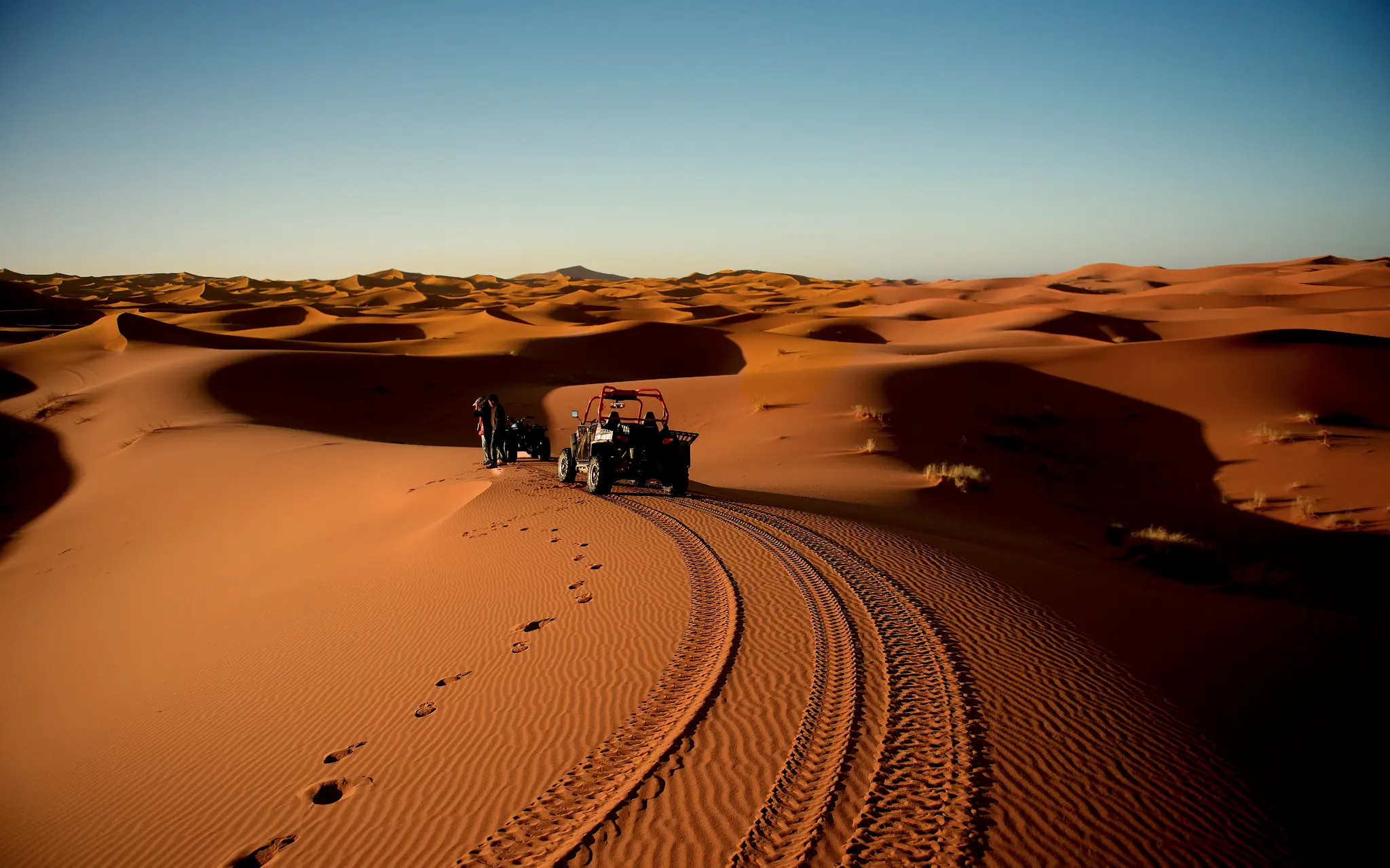 Evening Dune Buggy Safari + Dinner + Entertainment in Dubai