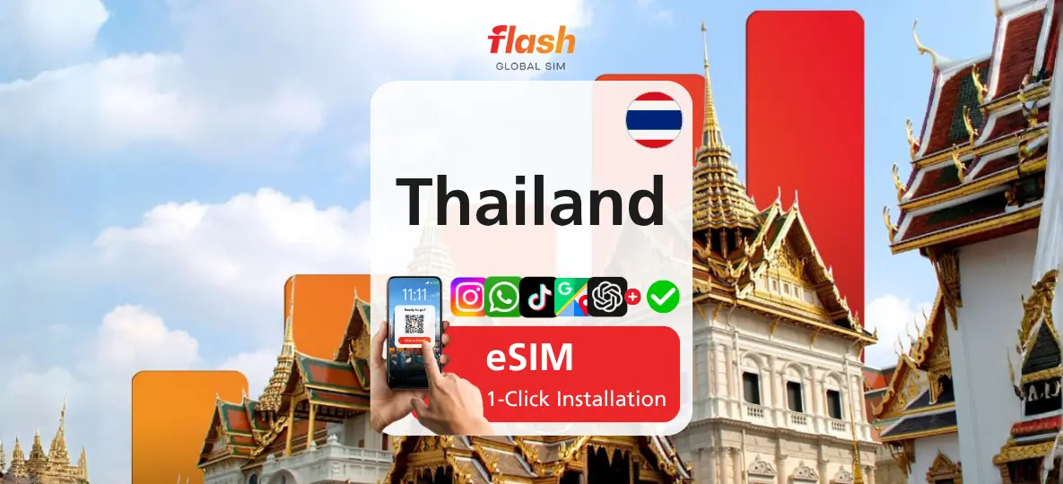 Thailand eSIM Ultra 5G - True Dtac - Tiktok & GPT OK - Hotspot Supported - Flash Global SIM in Bangkok - Photo 2