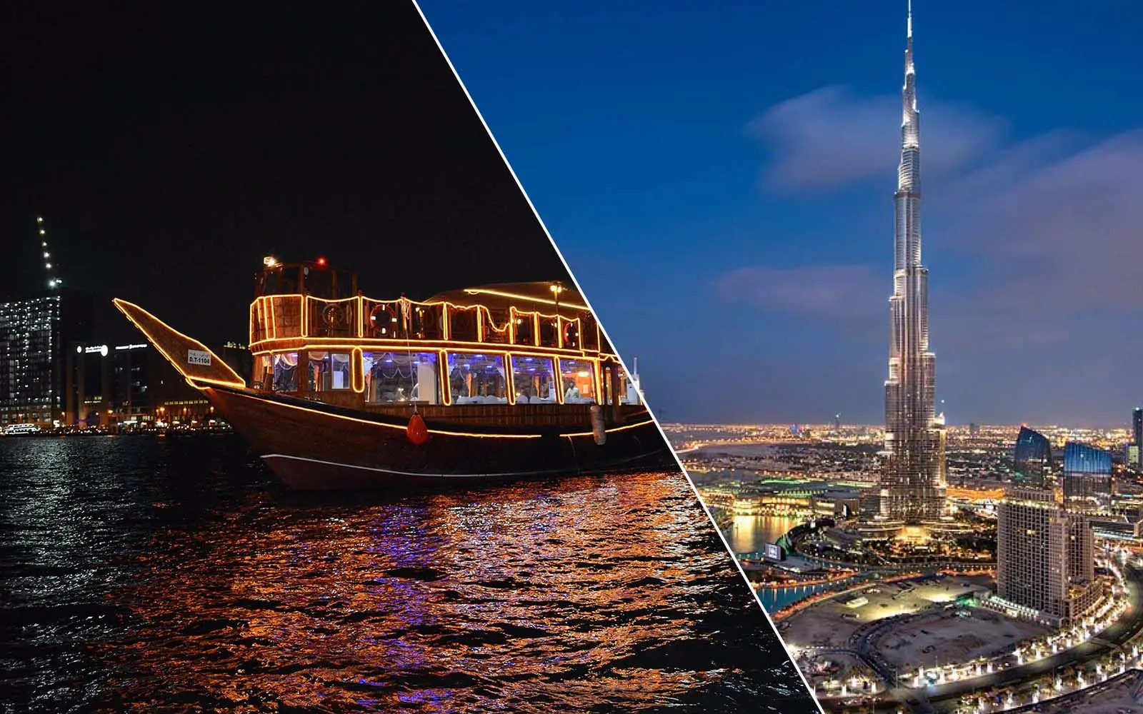 Dubai City Tour + Dhow Dinner Cruise in Creek Combo in Dubai