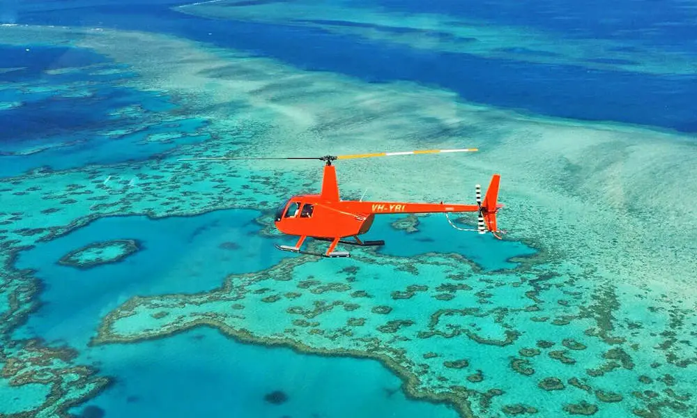 60 Minute Scenic Helicopter Reef Flight in Brisbane