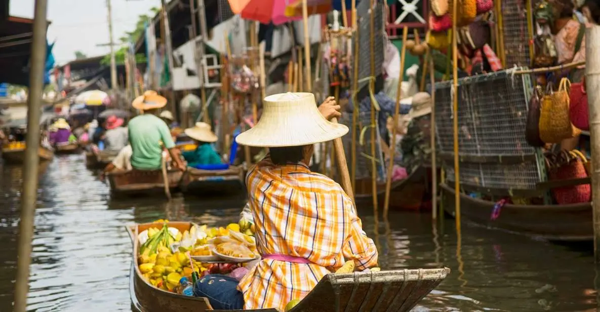 From Bangkok: Maeklong Railway Market , Floating Market and Ayutthaya Tour  with English Guide in Bangkok - Photo 2