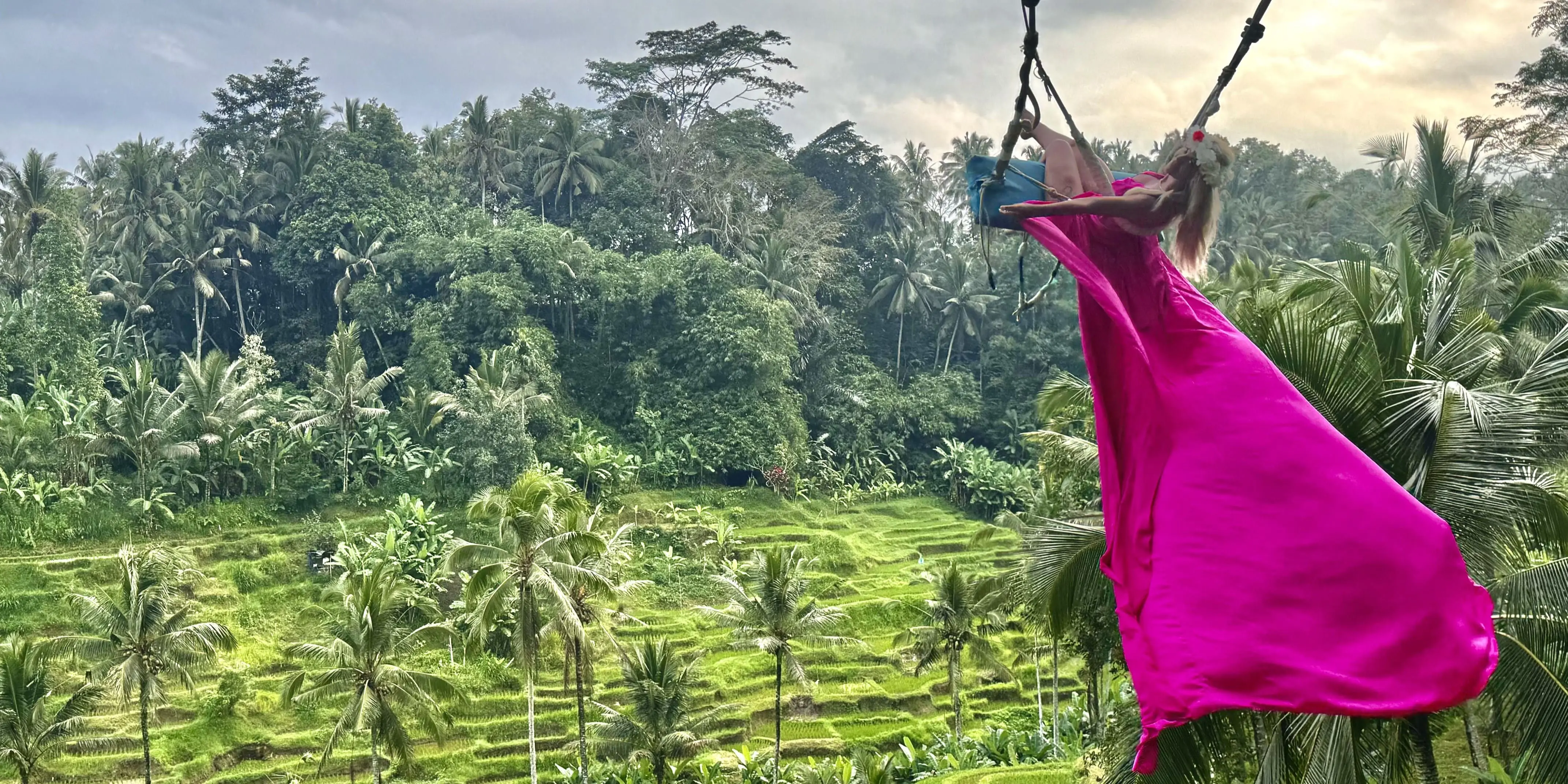 Ubud Zipline, Bali Swing & Sky Bike Experience in Private Rice Terrace Ubud Zipline, Bali Swing & Sky Bike Experience in Private Rice Terrace in Bali - Photo 2