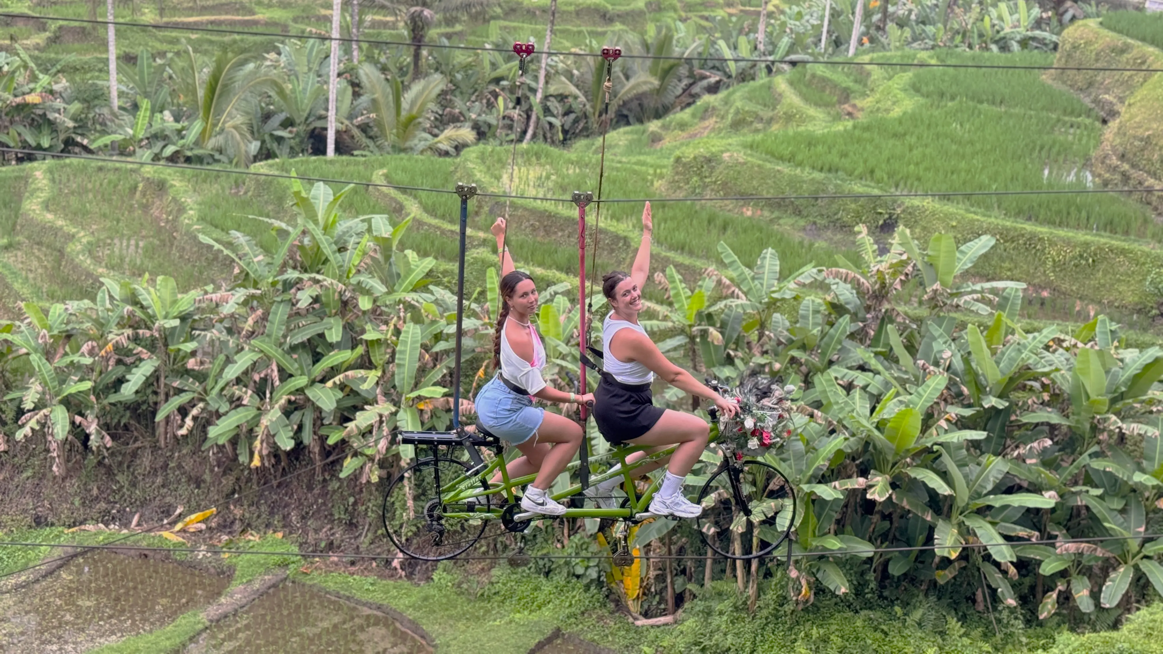 Ubud Zipline, Bali Swing & Sky Bike Experience in Private Rice Terrace Ubud Zipline, Bali Swing & Sky Bike Experience in Private Rice Terrace in Bali - Photo 7