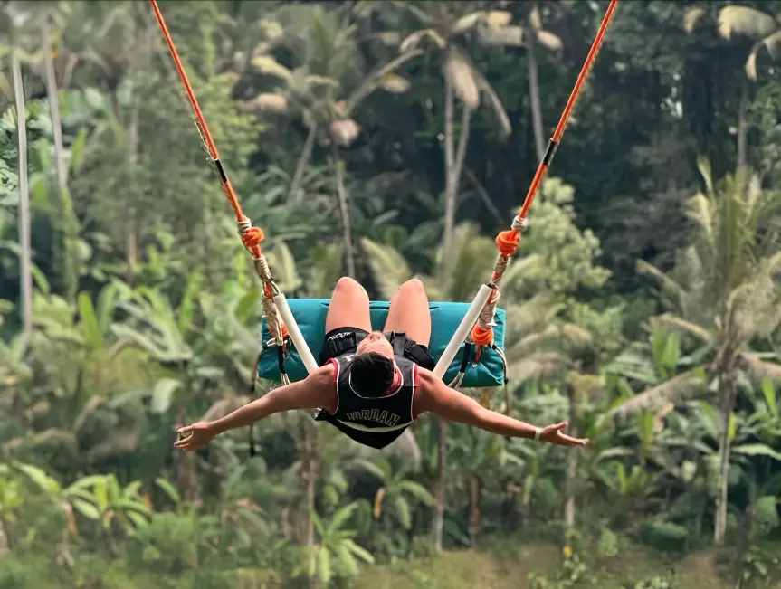 Ubud Zipline, Bali Swing & Sky Bike Experience in Private Rice Terrace Ubud Zipline, Bali Swing & Sky Bike Experience in Private Rice Terrace in Bali - Photo 10