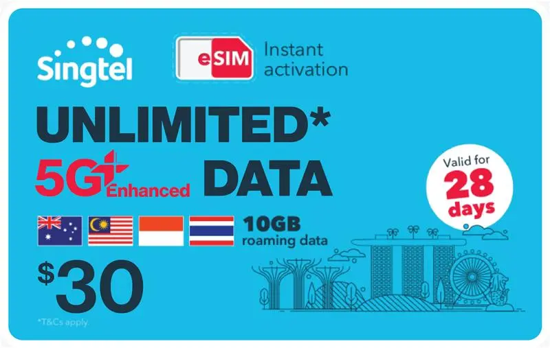 5G hi! Travel eSIM (Data Only) by Singtel 5G hi! Travel eSIM (Data Only) by Singtel in Singapore - Photo 3