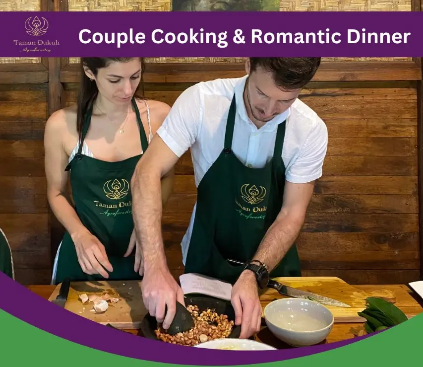 Couple Cooking Classes And Romantic Dinner in Ubud-Bali in Bali