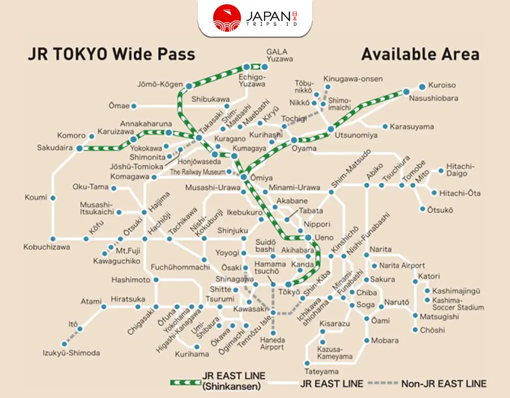 Tokyo Wide Pass 3 Days Tokyo Wide Pass 3 Days in Tokyo - Photo 2
