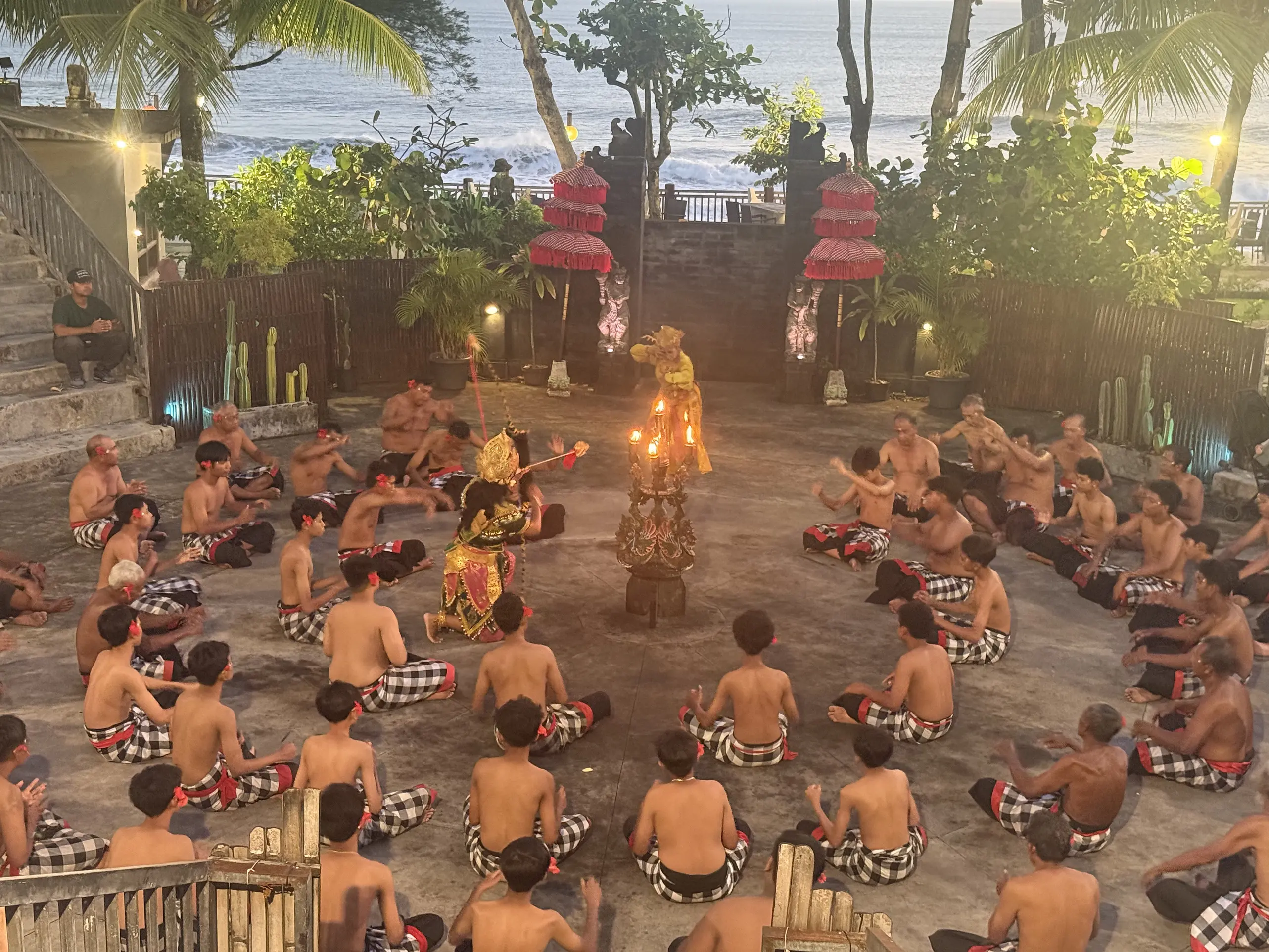 Kecak at Tanah Lot Temple in Bali