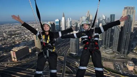 Edge Walk at Sky Views Observatory in Dubai - Photo 5