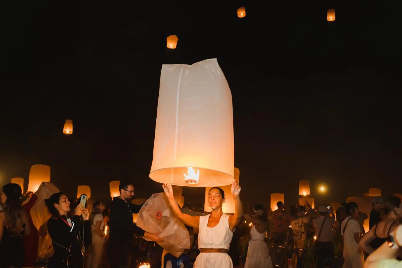 Moonlight Sky Lanterns Ticket 2025 at I Love Banthi- | Lamphun in Chiang Mai