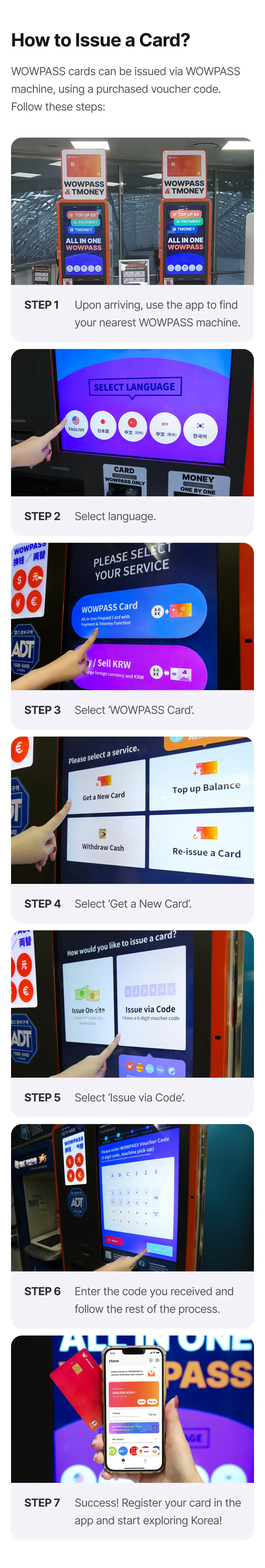 [Non-Korean] [Prepaid Card] WOWPASS Card in Seoul - Photo 2