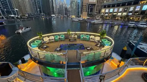Dubai Marina Lotus Royal Dinner Cruise - Royale Lotus Mega Yacht - Dinner Cruise Transport Passes Dubai Marina Lotus Royal Dinner Cruise - Royale Lotus Mega Yacht - Dinner Cruise Transport Passes in Dubai - Photo 3