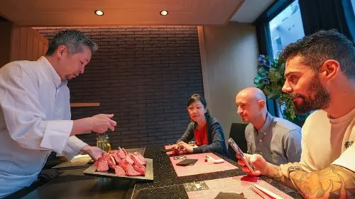 Ginza VIP A5 Rank Wagyu Tour: All-You-Can-Eat Wagyu &Sake Tasting Day Tours in Tokyo