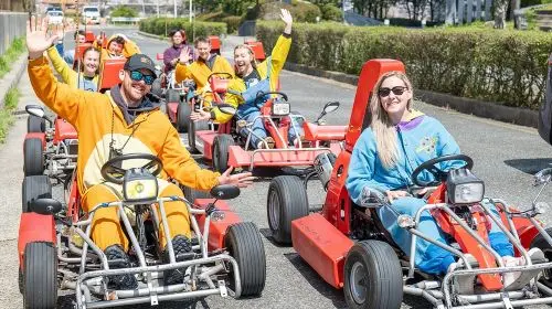 Shibuya Go Karting Tour with Funny Costume Day Tours in Tokyo