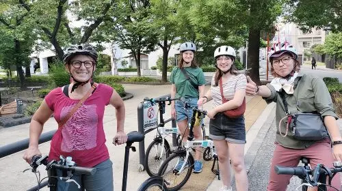 Tokyo downtown bicycle tour Tokyo Backstreets Bike Tour Day Tours in Tokyo
