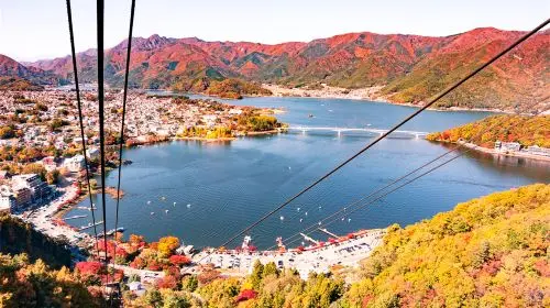 Mount Fuji Panoramic Ropeway, Lake Kawaguchi,Lawson ,Oshino Hakkai One-Day Tour Day Tours in Tokyo