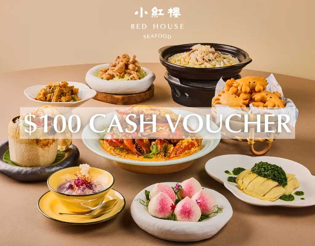 $100 Cash Voucher - Red House Seafood Nanyang (Clarke Quay) in Singapore
