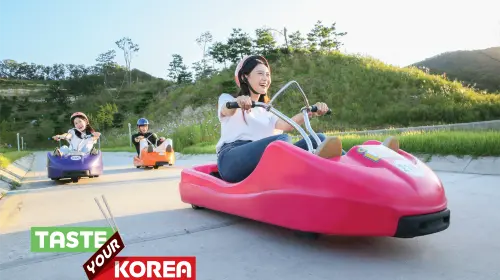 Incheon one day tour B-2 (depart on Wed, Sun) Ganghwado Luge +Kimbap making+Lotte Premium Outlets+Odusan Unification Observatory Day Tours Incheon one day tour B-2 (depart on Wed, Sun) Ganghwado Luge +Kimbap making+Lotte Premium Outlets+Odusan Unification Observatory Day Tours in Seoul - Photo 6